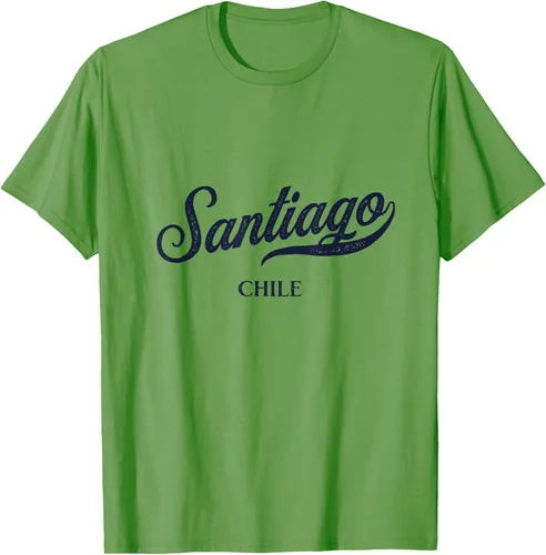 Vista 16 de Retro Chile City - Camiseta vintage de Santiago, Gris Gris Oscuro