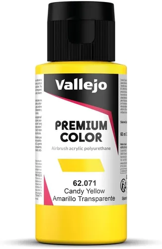 Vista 5 de Vallejo - Color Premium RC Candy Black 2.02 Fl.Oz. (2.0 fl oz) para aerografía, resina híbrida de acrílico y poliuretano de gran resistencia