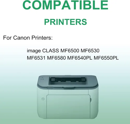 Vista 4 de Paquete de 8 cartuchos de impresora láser compatibles (alto rendimiento) de repuesto para cartuchos de imágenes Canon CRG-106 para impresora Canon