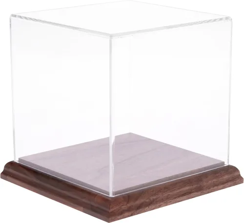 Vista 5 de Plymor Vitrina de acrílico transparente sin base, 5" x 5" x 5
