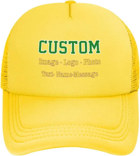 Vista 22 de Gorras de béisbol unisex personalizadas para hombres y mujeres, sombrero personalizado con tu propia imagen, logotipo, texto, nombre, gorras
