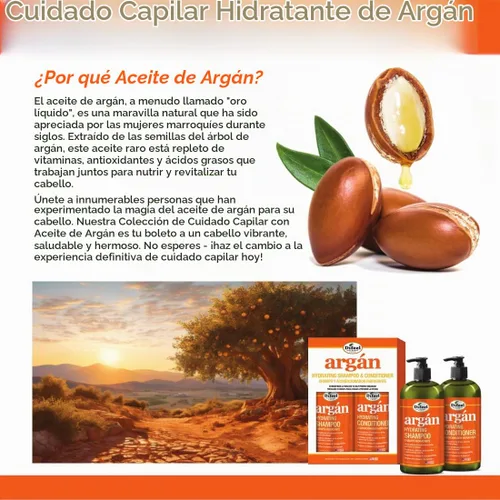 Vista 6 de Difeel Champú hidratante de argán 33.8 oz. - Champú de aceite de argán natural sin sulfato para el cabello