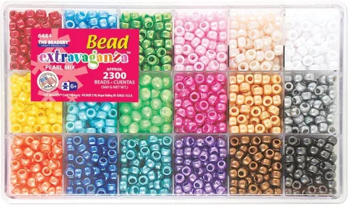 Vista 2 de Caja gigante de perlas de 2300 perlas/Pkg