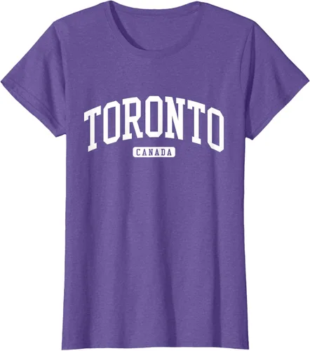 Vista 21 de Camiseta estilo universitario de Toronto Canada, Negro