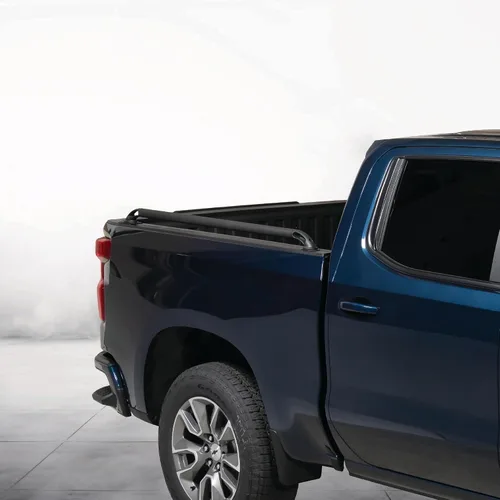Vista 7 de Putco 88856 Rieles laterales negros para casillero, rieles de caja de camioneta color negro mate de primera calidad, se adapta a Chevrolet Silverado