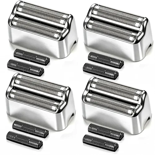 Vista 10 de Hoja de repuesto para afeitadora y cortadoras compatibles con BaBylissPRO Barberology Double FXFS2G (dorado)