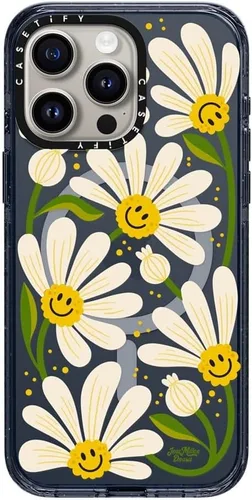 Vista 11 de CASETiFY Funda para iPhone 15 Pro Max, compatible con MagSafe Protección contra caídas de grado militar de 8.2 pies Hortensias azules Nantucket