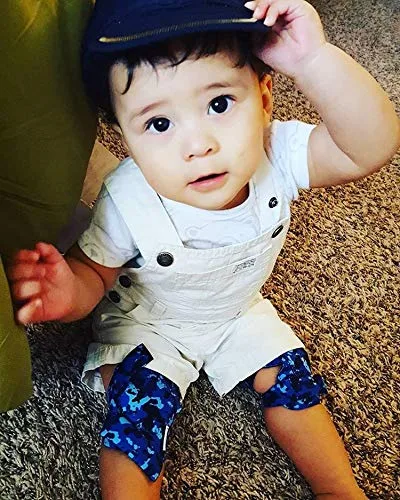 Vista 5 de Rodilleras para gatear con certificado CPSIA cómodas unisex para niños pequeños y bebés que gatean 2 pares