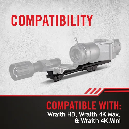 Vista 3 de Sightmark Wraith Mini montaje largo