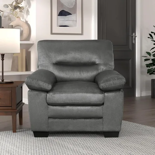 Vista 15 de Lexicon Sofá de 63 pulgadas, cómodo y moderno sofá con brazos en la parte superior de la almohada, sofá para sala de estar, apartamento, sólido