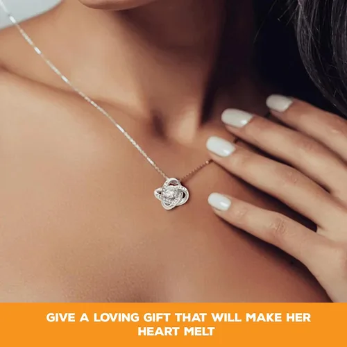 Vista 6 de Collar de nudo de amor Mama te quiero regalos para madre joyería para mamá en español collares españoles para mujer regalos familiares españoles