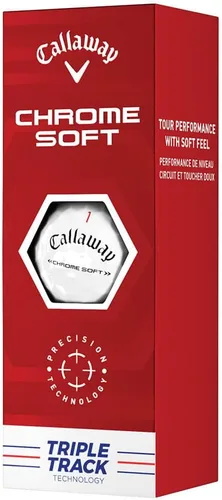 Vista 2 de Callaway Pelotas de golf suaves cromadas 2022 (True Track (rojo/azul)