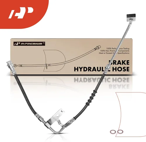 Vista 8 de A-Premium Manguera hidráulica de freno delantero compatible con modelos Dodge seleccionados - Dakota 1991 1992 1993 1994 1995 1996 4WD - Reemplazo #