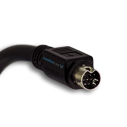 Vista 3 de SatelliteSale Audio Video 10 Pin Componente DirecTV Cable Universal Cable PVC Negro Cable 6 pies