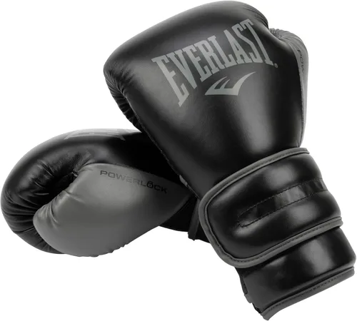 Vista 2 de Everlast Powerlock 2 Guantes de Boxeo con Cierre de Velcro Guantes de Entrenamiento de Combate Cierre de Velcro con Soporte Duradero para Mano