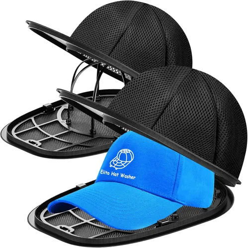 Vista 7 de Eiito Lavadora de sombreros para lavadora, paquete de 2 limpiadores de sombreros para gorras de béisbol, moldeador de sombreros para lavavajillas