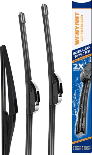 Vista 18 de Limpiaparabrisas de 15/15/13 pulgadas compatibles con Jeep Wrangler 2007-2017 Wrangler JK 2008-2018, limpiaparabrisas delantero y trasero para mi