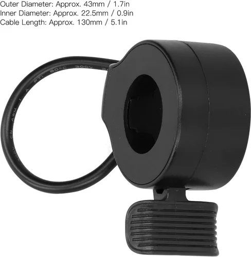 Vista 3 de RiToEasysports Dedo acelerador Booster Hall Sensor Scooter eléctrico Control de velocidad Acelerador de dedo Acelerador Pulgar Acelerador