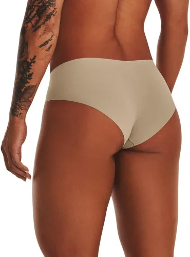 Vista 3 de Under Armour - Calzones hípsters para mujer completamente elásticos, paquete de 3