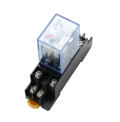 Vista 3 de XMKT 10set AC/DC 12V 24V 36V 48V 110V 220V Coil Power Relay LY2NJ with Socket(AC,12V)