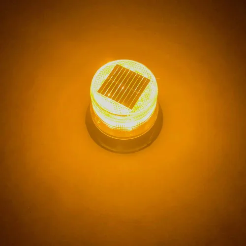Vista 8 de Luz de flash LED de energía solar LED ámbar luces estroboscópicas para vehículos Wireless,Strong Magnetic Base Auto Turn On/Off Waterproof High