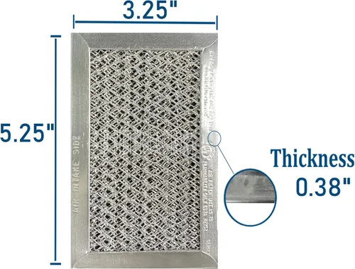 Vista 3 de Air Filter Factory Paquete de 2 filtros de repuesto para W10892387, W10845250, 4455038, AP6036051, PS11769323 Whirlpool de 3.25 x 5.25 x 0.38
