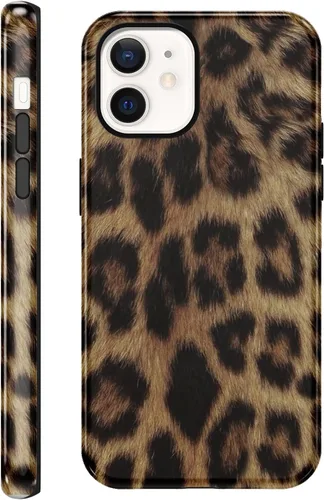 Vista 54 de Funda de teléfono con estampado de guepardo para iPhone 7/8/SE 2020/2022 de 4.7 pulgadas, funda de lujo con diseño de leopardo marrón coqueta a