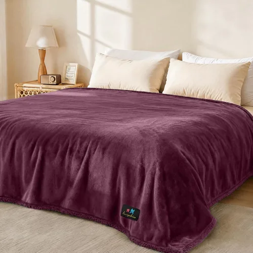 Vista 18 de Cobija impermeable para mascotas, a prueba de líquidos y orina, para sofá, cama, sillón, reversible, vellón, forro polar, protector de muebles Negro