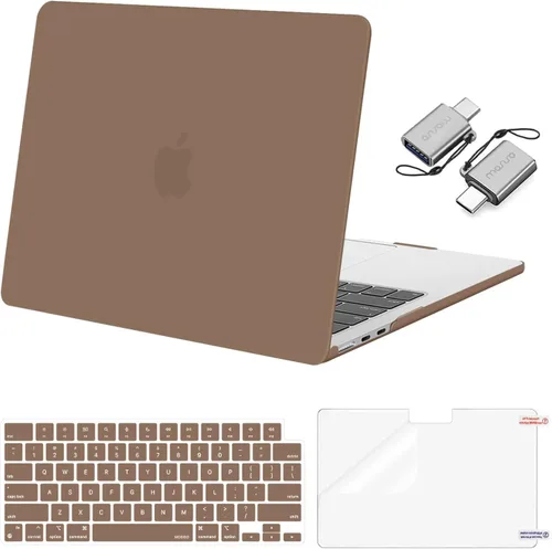 Vista 41 de Mosiso Funda para MacBook Air de 13 y 13.6 pulgadas, 2024, 2023 y 2022, M3 A3113, M2 A2681, Touch ID, carcasa rígida, cubierta de teclado, protector