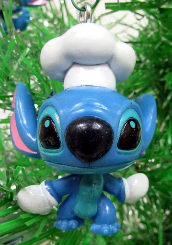 Vista 6 de Juego de adornos de Stitch con Stitch y Angel (diseño único irrompible)
