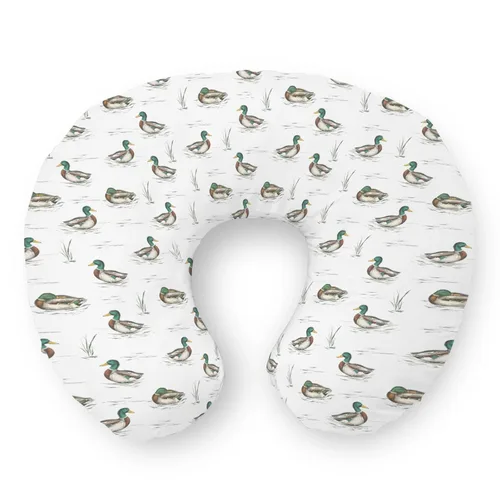 Vista 13 de Fundas de almohada de lactancia de retazos de caza, diseño de camuflaje y ciervos, funda de lactancia suave y elástica para almohadas de lactancia