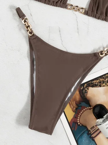 Vista 4 de SHENHE Conjuntos de bikini sexy para mujer, trajes de baño de 2 piezas