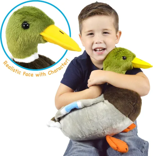 Vista 3 de TigerHart Dakota The Duck - Peluche de 13 pulgadas