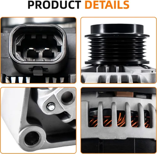 Vista 6 de 84143543 Alternador de 150 amperios compatible con Chevy Silverado 1500 2500, Express 2500 3500, Tahoe/GMC Sierra 1500 2500 3500, Yukon Replace#