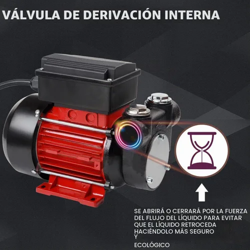 Vista 6 de Trupow Bomba extractora de transferencia de combustible eléctrico de autocebado para diesel, queroseno y aceite de 110V CA 15GPM