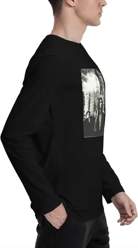 Vista 3 de Soda Stereo Doble Vida - Sudadera de manga larga para hombre, cuello redondo, estilo casual