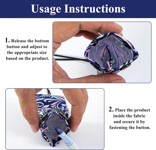 Vista 5 de Soporte para catéter de diálisis peritoneal, cubierta de ducha con cordón para catéter PD Accesorios de diálisis peritoneal compatibles con Baxter