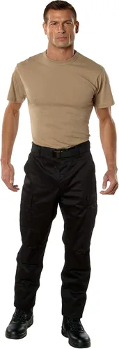 Vista 4 de Rothco Relaxed Fit Zipper Fly BDU Pants - Black