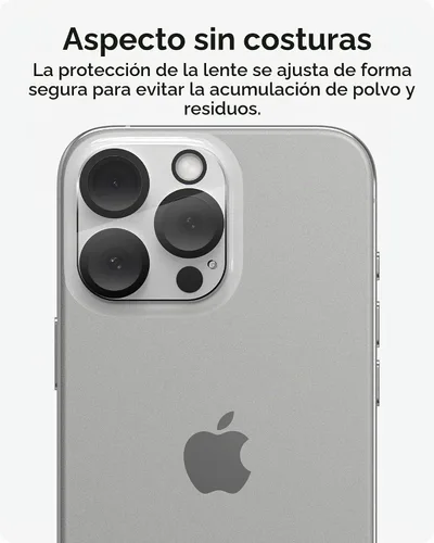 Vista 7 de ZAGG Glass Elite Protector de Lente de Cámara Anti-Deslumbrante para iPhone 16 Pro Max / 16 Pro - Vidrio Anti-Reflectante, 5X Más Fuerte, Sin
