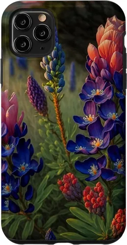 Vista 13 de Texas Rose Colored Bluebonnets Case for iPhone 17