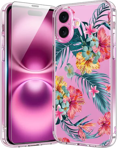 Vista 145 de bicol - Funda protectora a prueba de golpes para iPhone 15 Plus, funda delgada de acrílico transparente y diseños modernos para niña y mujer, 6.7