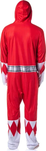 Vista 4 de INTIMO Power Rangers - Traje de pijama de una pieza para hombres y mujeres