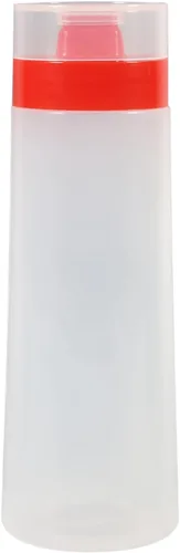 Vista 3 de AYNEFY Botellas de condimento de plástico de 10.1 fl oz, 4 agujeros, ketchup, mermelada, mayonesa, aceite de oliva, vinagre, cocina y manualidades