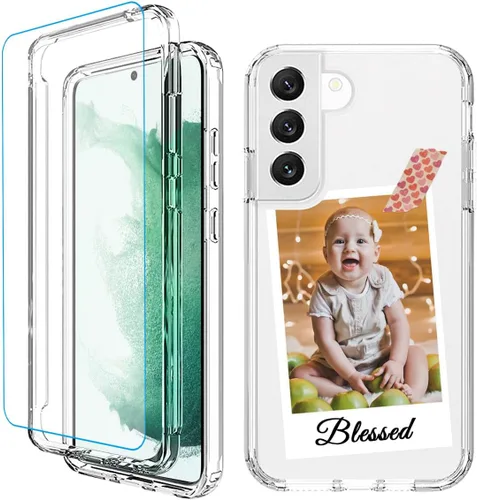 Vista 18 de Funda para teléfono con foto personalizada para Samsung Galaxy S22 5G, cubierta personalizada con imagen, texto, logotipo