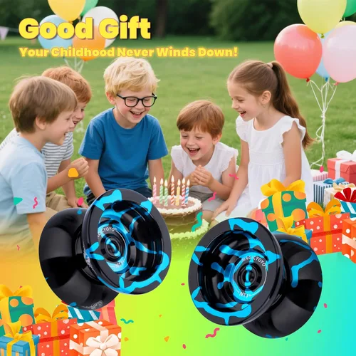 Vista 6 de MAGICYOYO N11 Yo-yo profesional no sensible para avanzados, yo-yo de trucos de metal de modo dual con rodamiento de yo-yo sensible para niños