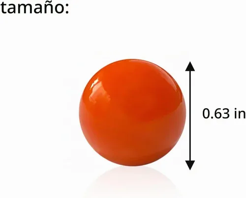 Vista 2 de 60 canicas de vidrio acrílico, 0.63 pulgadas, multicolor Mármoles acrílicos a granel para varios juegos de mármol