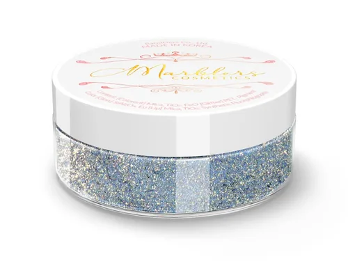 Vista 178 de MARBLERS Polvo de mica natural grueso [perla azul acero] 0.11 onzas (0.11 oz) altamente pigmentado no tóxico, vegano, libre de crueldad animal