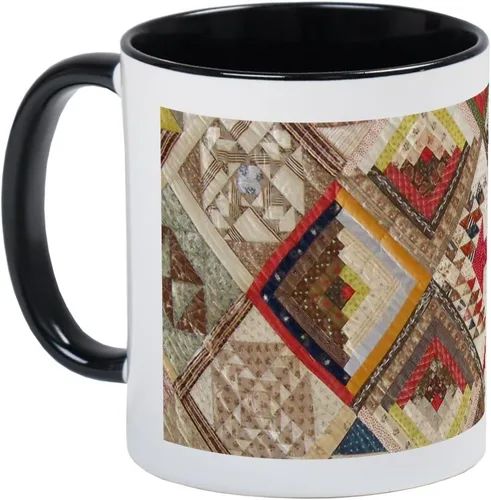 Vista 45 de CafePress I'd Rather Be Quilting Mug Taza de café de cerámica de 11 oz (11.0 fl oz)