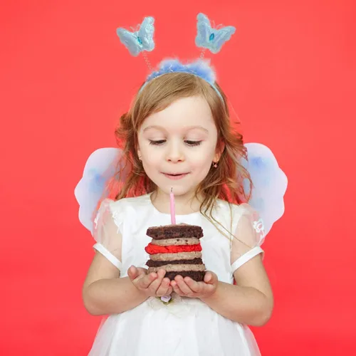 Vista 4 de TENDYCOCO Disfraz de hadas para niñas, alas de hada de mariposa, tutú, juego de disfraz con diadema