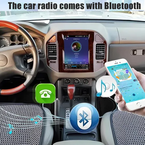 Vista 5 de Radio Android para Mitsubishi Pajero V60 V68 V73 2004-2011 9.7 pulgadas Tesla estilo IPS pantalla táctil estéreo con Bluetooth 5.0 Carplay/Android